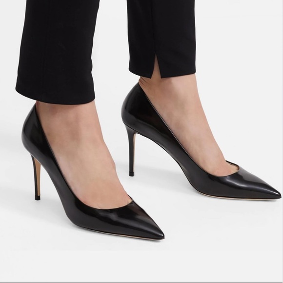 Theory Shoes - THEORY**Black Amria Calf Leather Pumps**EU 40 US 10 $355